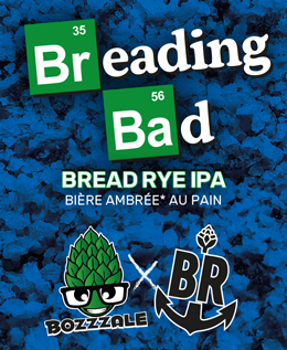 Bozzzale X Bière de la Rade - BREAD RYE IPA (33CL)