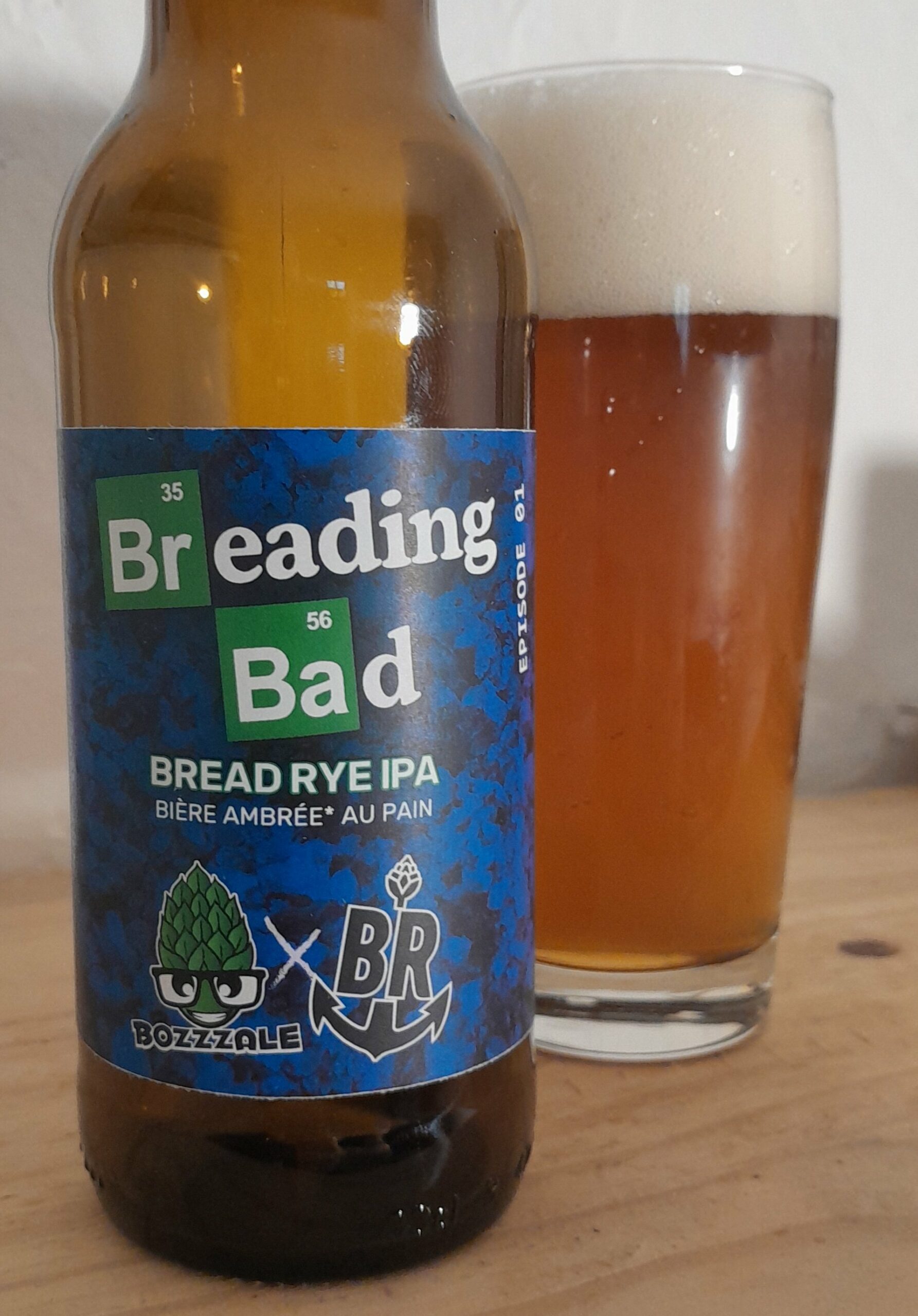 Bozzzale X Bière de la Rade - BREAD RYE IPA (33CL) – Image 2