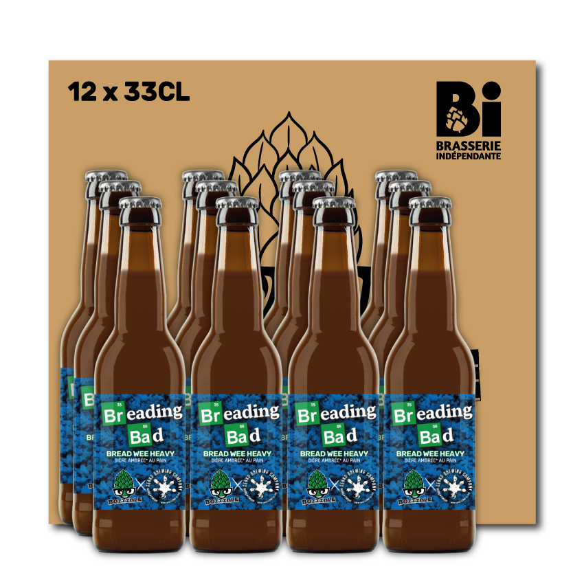 BOX Bozzzale X Gekko Beers ○ BREAD WEE HEAVY (12x33CL)
